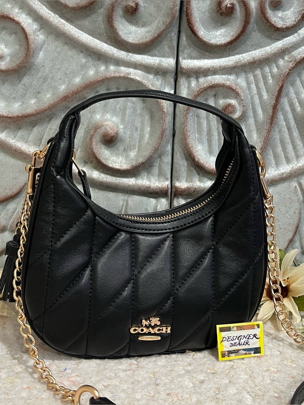 COACH Carmen Quilted Leather Mini Crossbody Bag CH370 EUC! - Picture 3 of 12
